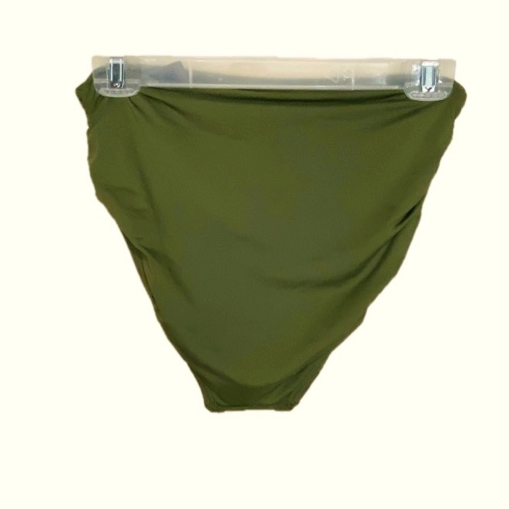 VINCE CAMUTO  High Waist Convertible Bikini Bottom in Safari Green Sz M - Picture 5 of 9